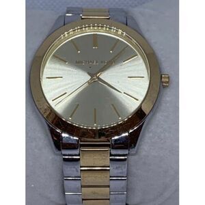 Michael Kors MK3223 Women's Watch Stainless Steel Bracelet Gold Silver 42mm C508